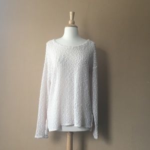 Aeropostale see thru slouchy sweater